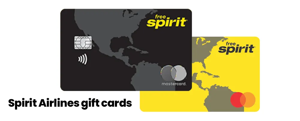What are gift cards in Spirit Airlines?