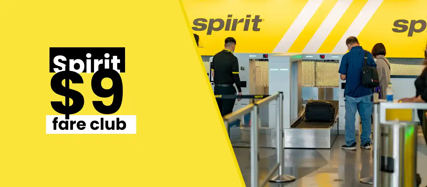 Spirit $9 fare club